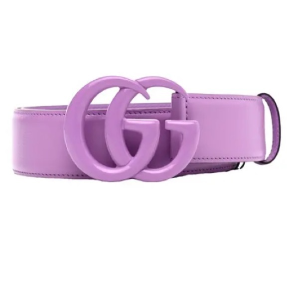 Gucci Accessories - Purple GG Gucci Marmont Belt Size 30 / 75 NEW with dustbag